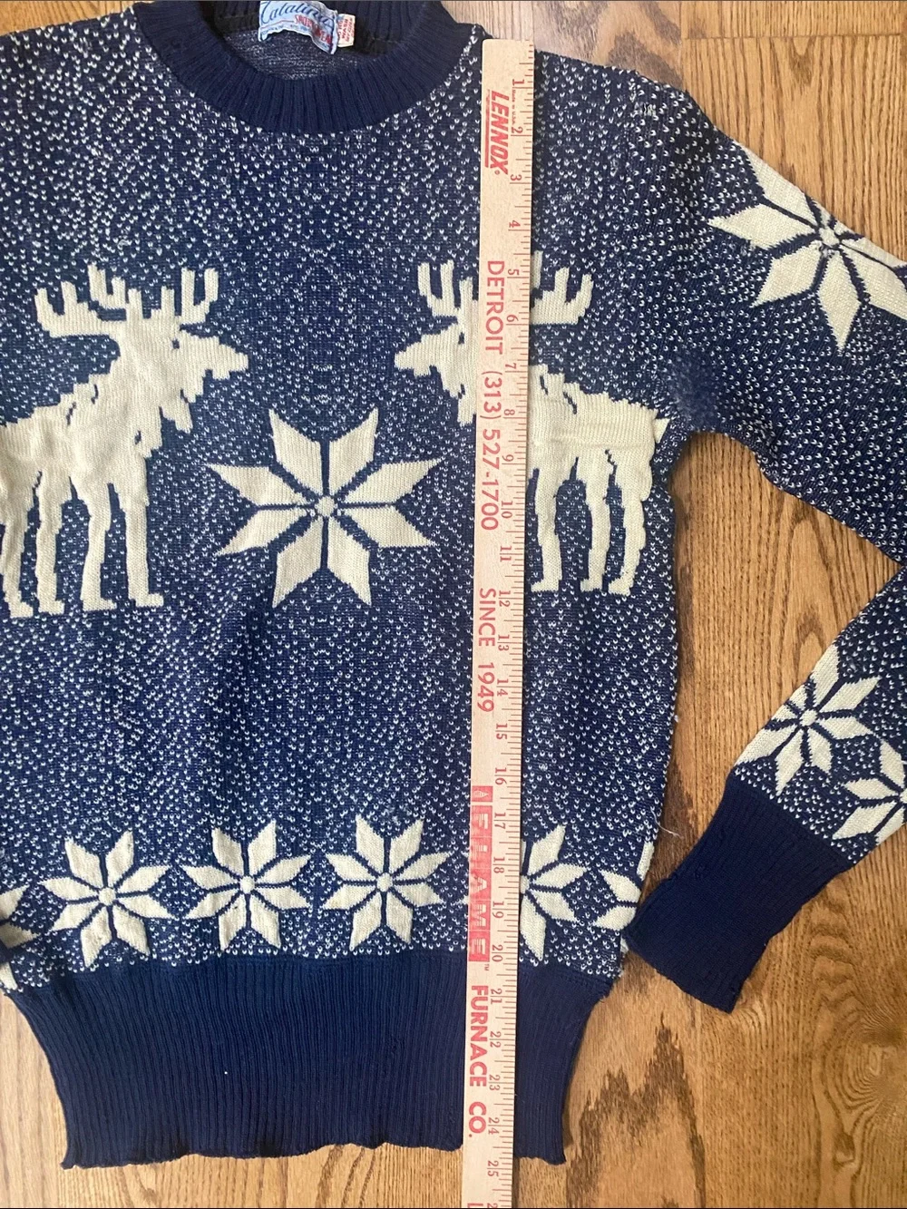 Womens Vintage Catalina Sportswear Crewneck sweater fair aisle Scandinavian S